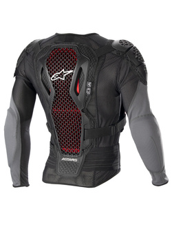 Zbroja motocyklowa Alpinestars Bionic Plus V2 czarno-czerwono-szara, Wyprzedaż