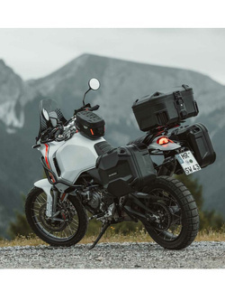 Zestaw: kufer centralny DUSC L + stelaż Adventure-rack SW-Motech Husqvarna Norden 901 (21-), KTM - wybrane modele [pojemność 41 l]