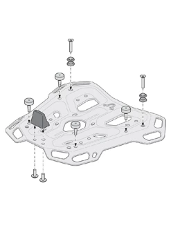 Zestaw: kufer centralny DUSC XL + stelaż Adventure-rack SW-Motech BMW R 1300 GS Adventure (24-) [poj.: 55l]