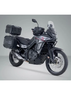 Zestaw: kufry boczne DUSC L + kufer centralny DUSC L + stelaże PRO + stelaż Adventure-Rack SW-Motech Honda XL 750 Transalp (22-) [poj.: 3 x 41l]