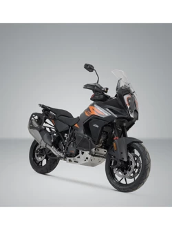 Zestaw: kufry boczne DUSC L + kufer centralny DUSC L + stelaże PRO + stelaż Adventure-Rack SW-Motech KTM Super Adventure 1290/ R/ S (21-) [poj.: 3 x 41l]