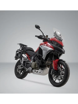 Zestaw: kufry boczne DUSC L + stelaże PRO SW-Motech Ducati Multistrada V4/ S (20-) [poj.: 2 x 41l]