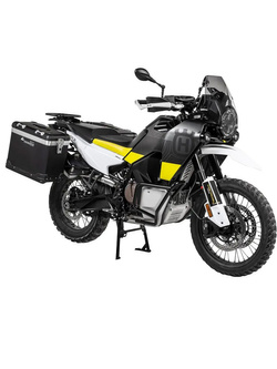 Zestaw: kufry boczne czarne "And-Black" Zega Pro + stelaże czarne Touratech Husqvarna Norden 901, KTM Adventure 890/ R/ 790/ R [poj.: 38+45l]