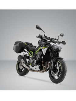 Zestaw: kufry boczne plastikowe Urban ABS + stelaże SLC Sw-Motech Kawasaki Z900 (16-) [pojemność: 2 x 16,5l]