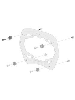 Zestaw: kufry boczne + stelaż PRO ABS ® Aero System Sw-Motech do Suzuki V-Strom 1050/XT [19-]