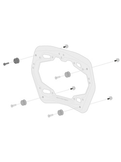 Zestaw: kufry boczne + stelaże ABS ® Aero System Sw-Motech Moto Guzzi V85 TT/ Strada/ Travel (24-)