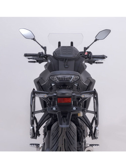 Zestaw: kufry boczne + stelaże EVO TRAX ADV SW-Motech Yamaha MT-07 Tracer (16-) [poj.: 2 x 45 L] czarne