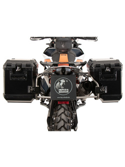 Zestaw: kufry boczne + stelaże Hepco&Becker Xplorer Cutout KTM 790 Adventure (24-) czarne