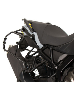 Zestaw: kufry boczne + stelaże Hepco&Becker Xplorer Cutout Suzuki V-Strom 800 (24-) srebrne