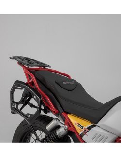 Zestaw: kufry boczne + stelaże PRO ABS ® Aero System Sw-Motech do Moto Guzzi V85 TT (19-) [pojemność: 2 x 25 L]