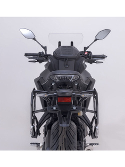 Zestaw: kufry boczne + stelaże PRO TRAX ADV SW-Motech Yamaha MT-07 Tracer (16-) [poj.: 2 x 37 L] srebrne