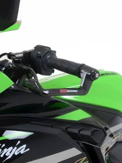 Zestaw osłon dźwigni hamulca i sprzęgła R&G do Kawasaki Z650 (17-)/ Versys-X 300 (17-)/ Ninja 650 (17-) czarny