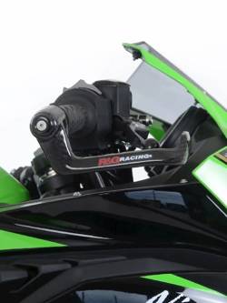 Zestaw osłon dźwigni hamulca i sprzęgła R&G do Kawasaki ZX-6 (06-20)/ ZX-10R (06-20)/ ZX-6R (19-)/ Ninja H2 (R) (15-) czarny