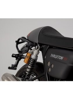 Zestaw sakw bocznych LEGEND GEAR LC1 ze stelażami SLC SW-MOTECH Triumph Thruxton RS (19-) [pojemność: 2 x 9,8 L] czarno-brązowych