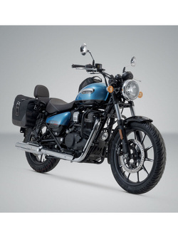 Zestaw sakw bocznych LEGEND GEAR LC2 Black Edition ze stelażami SW-MOTECH do Royal Enfield Meteor (19-) [pojemność: 2 x 13,5 L]