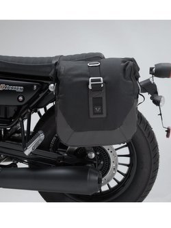 Zestaw sakw bocznych LEGEND GEAR LC2 Black Edition ze stelażami do Moto Guzzi V9 Roamer/Bobber (15-) [pojemność: 2 x 13,5 L]