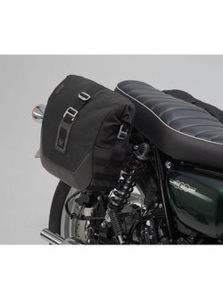 Zestaw sakw bocznych LEGEND GEAR LC2 ze stelażami SW-MOTECH Kawasaki W800/ Street/ Cafe (18-) [pojemność: 2 x 13,5 L] czarno-brązowych