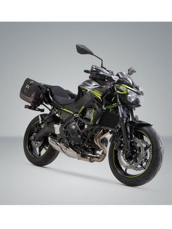 Zestaw sakw bocznych LEGEND GEAR LC2 ze stelażami SW-MOTECH Kawasaki Z 650 (16-) [pojemność: 2 x 13,5 L] czarno-brązowych