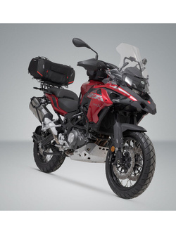 Zestaw: torba na tył Rackpack + stelaż Adventure-Rack SW-Motech Benelli TRK 502 X (18-) [pojemność 32,0-42,0 l]