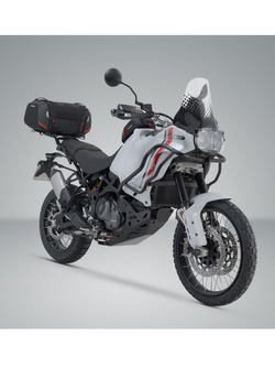 Zestaw: torba na tył Rackpack  + stelaż Adventure-Rack SW-Motech Ducati DesertX (22-)/ Rally (23-) [pojemność 32,0-42,0 l]