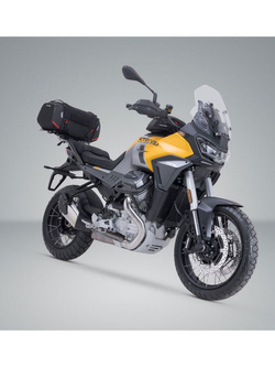 Zestaw: torba na tył Rackpack + stelaż Adventure-Rack SW-Motech Moto Guzzi Stelvio (23-) [poj.: 32,0-42,0 l]