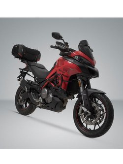 Zestaw: torba na tył Rackpack + stelaż Street-Rack SW-Motech Ducati Multistrada 1200 Enduro/950/1260, Multistrada V2/ S (21-) [pojemność 32,0-42,0 l]