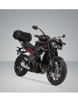 Zestaw: torba na tył Rackpack + stelaż Street-Rack SW-Motech KTM 390 Adv (19-) [pojemność 32,0-42,0 l]