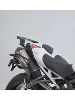 Zestaw: torba na tył Rackpack + stelaż Street-Rack SW-Motech Triumph Speed Triple 1050 S / RS (18-) [pojemność 32,0-42,0 l]