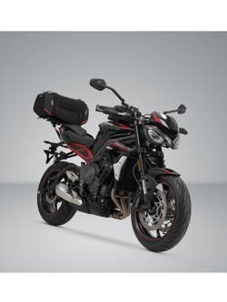 Zestaw: torba na tył Rackpack + stelaż Street-Rack SW-Motech Triumph Tiger 1050 Sport (13-) [pojemność 32,0-42,0 l]